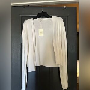Vince Cream Open Cardigan